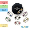 image:imagePILPOC Fidget Pad Fidget Controller Toy for Highly Increased Focus Reduced Stress amp Anxiety Enhances Productivity amp Calms Nerves for ADHD Remote Control Sensory Play for Kids Black Purple Orange