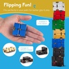 image:imagePILPOC theFube Fidget Cube Handy Anxiety Toys for Kids and Adults BlackBlack and Red