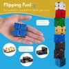 image:imagePILPOC theFube Fidget Cube Handy Anxiety Toys for Kids and Adults BlackBlue and Pink