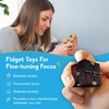 image:imagePILPOC theFube Fidget Cube Handy Anxiety Toys for Kids and Adults BlackMetallic