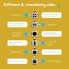 image:imagePILPOC theFube Fidget Cube Handy Anxiety Toys for Kids and Adults BlackMidNightRose