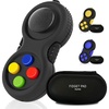 image:imagePILPOC theFube Fidget Cube Handy Anxiety Toys for Kids and Adults BlackBlack  Mix