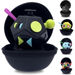image:imagePILPOC theFube Fidget Cube Handy Anxiety Toys for Kids and Adults BlackBlack  Mix