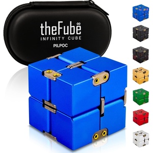 image:imagePILPOC theFube Fidget Cube Handy Anxiety Toys for Kids and Adults BlackBlue