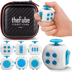 image:imagePILPOC theFube Fidget Cube Handy Anxiety Toys for Kids and Adults BlackPearlSapphire