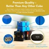 image:imagePILPOC Fidget Toys Bundle  Includes 6Sided Sensory Fidget Cube amp Aluminum Infinity Cube for Adults amp Kids  Focus Aid Stress Relief Toy for ADHD Anxiety and OCD  Includes Carry Cases