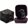image:imagePILPOC Fidget Toys Bundle  Includes 6Sided Sensory Fidget Cube amp Aluminum Infinity Cube for Adults amp Kids  Focus Aid Stress Relief Toy for ADHD Anxiety and OCD  Includes Carry Cases